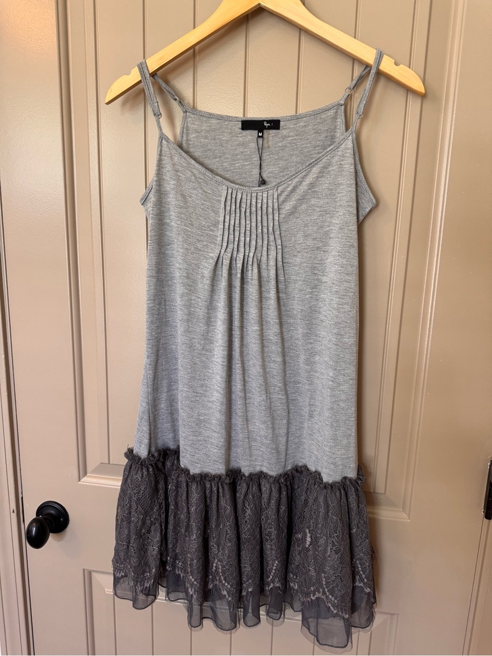 NWT Ryu Pintuck Ruffle Hem Tunic/Dress